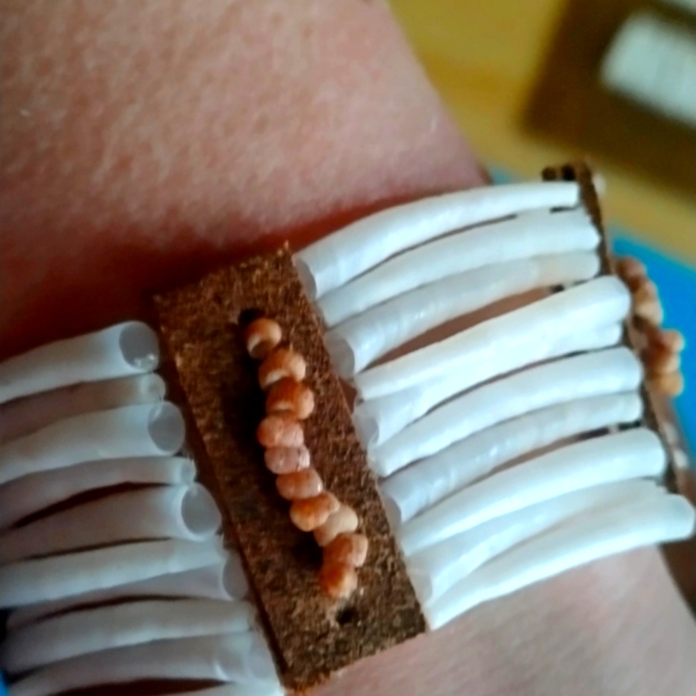 Native American Dentalium Shell Bracelet * Native Made - Picture 2 of 7